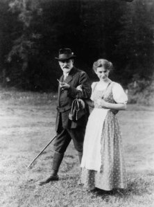 Sigmund and his daughter, Anna Freud.